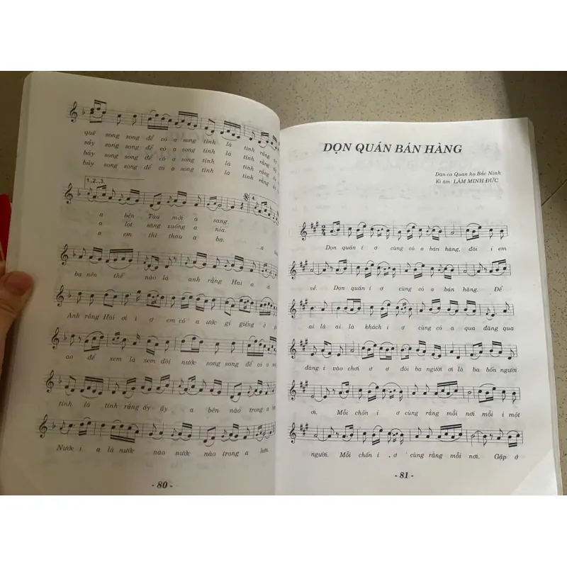 Dân ca Quan họ Bắc Ninh – Tuyển chọn & ký âm (Lâm Minh Đức) 994122