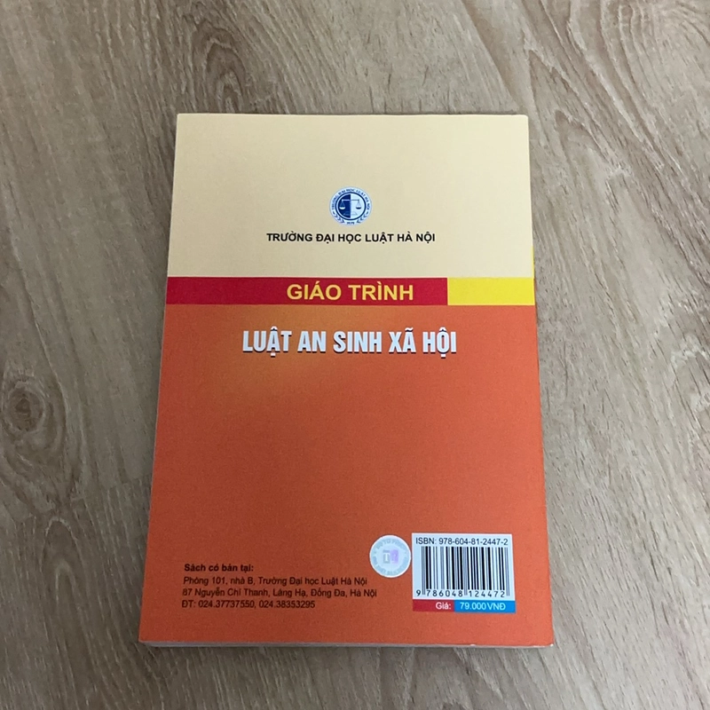 Giáo trình luật an sinh xã hội - Đại học Luật 478488