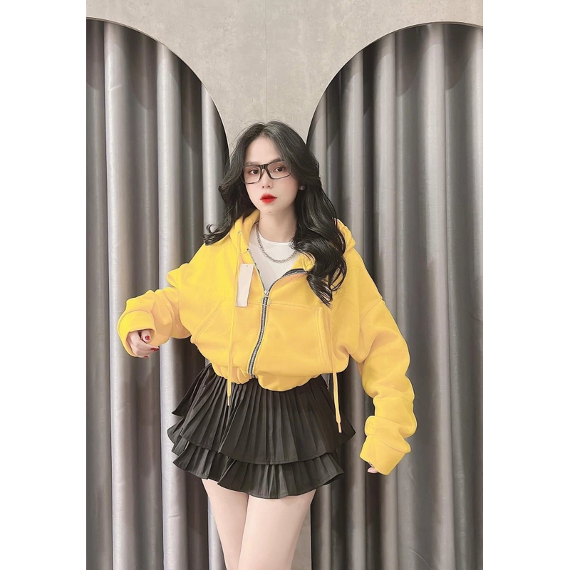 Áo khoác nỉ hoodie dây kéo hàng mới  379052