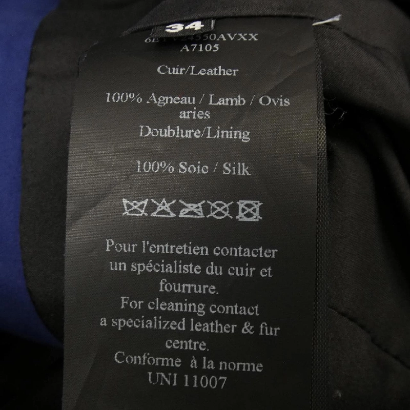 Áo khoác da YVES SALOMON - Hàng hiệu Authentic 818364