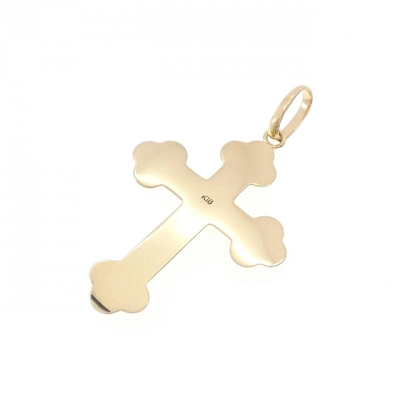 K18YG Mặt dây chuyền hình chữ thập - Hàng hiệu Chính hãng 863883