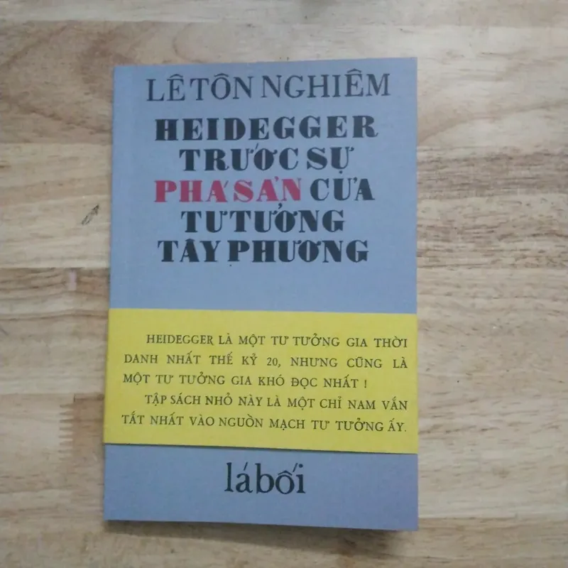 Heidegger trước sự phá sản của tư tưởng tây phương - Lê tôn nghiêm 553280