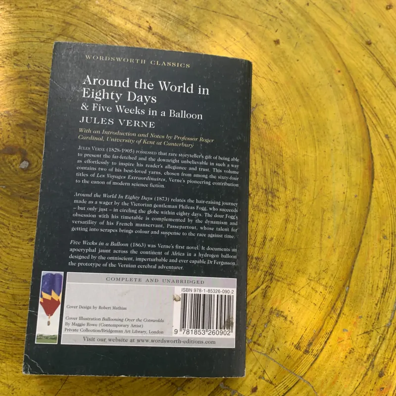 AROUND THE WORLD IN EIGHTY DAYS & FIVE WEEKS IN A BALLOON - JULES VERNE 762318