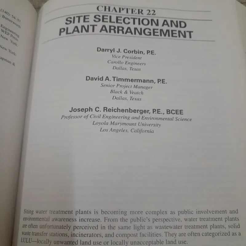 Sách ngoại văn. Water Treatment Plant Design. 5th. American WaterWork Ass. and ASCE 644564