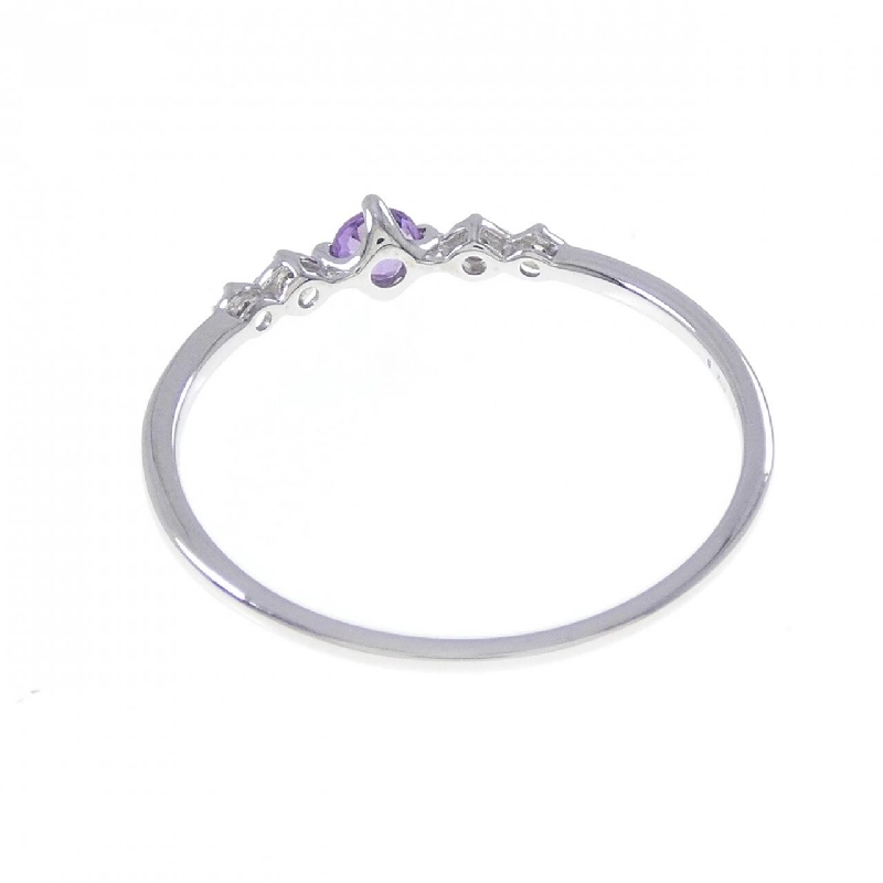 Nhẫn Amethyst K10WG - Hàng hiệu Authentic 850898