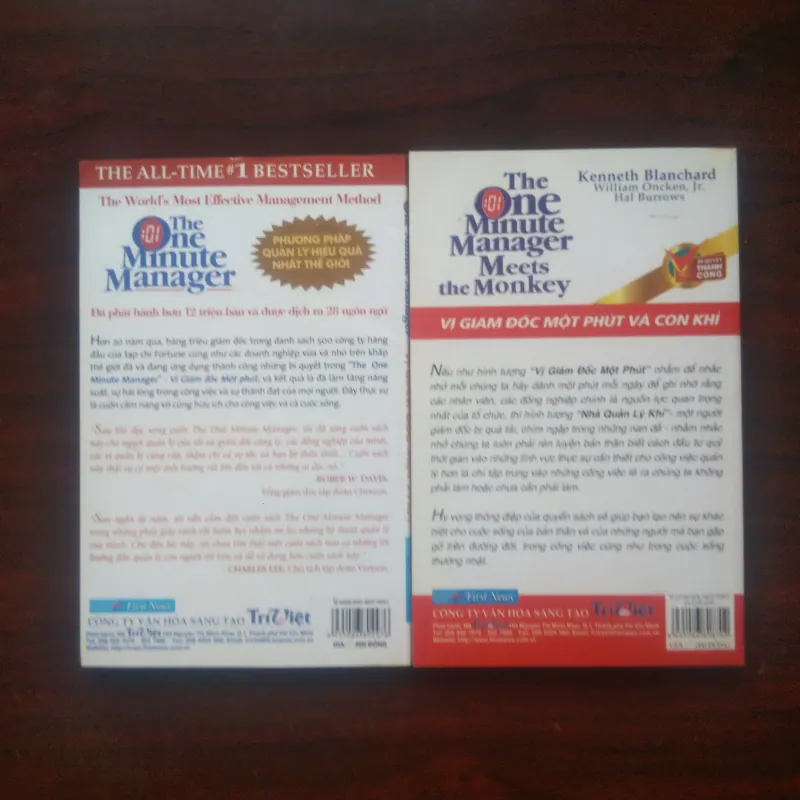 [Sách Quản Trị] The One Minute Manager - Combo Vị Giám Đốc Một Phút + Và Con Khỉ 1020312