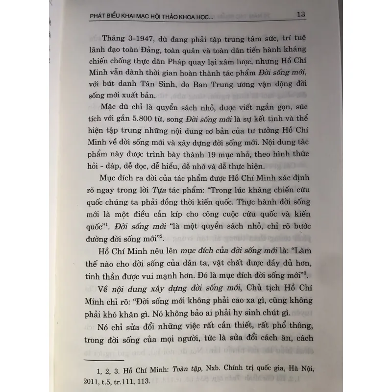 70 năm tác phẩm Đời sống mới của Chủ tịch Hồ Chí Minh  620265