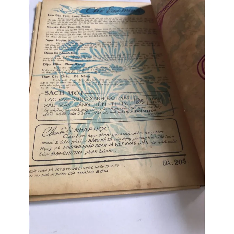 Báo Thằng Bờm ( Nguyễn Vỹ) - số 64 - 1971 776928