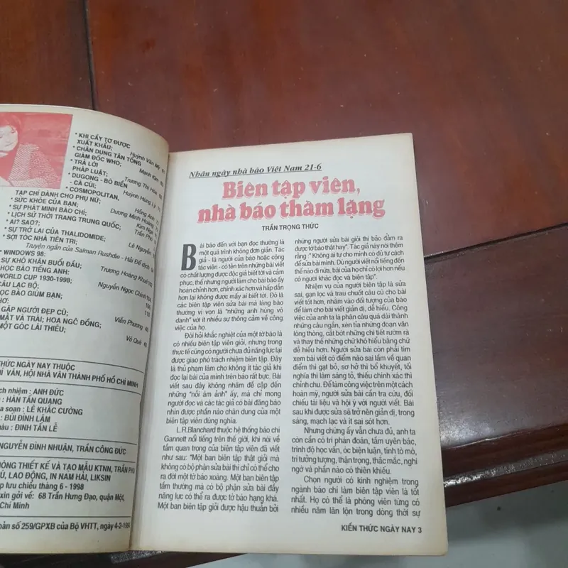 KIẾN THỨC NGÀY NAY số 284 ngày 20-6-1998 575438
