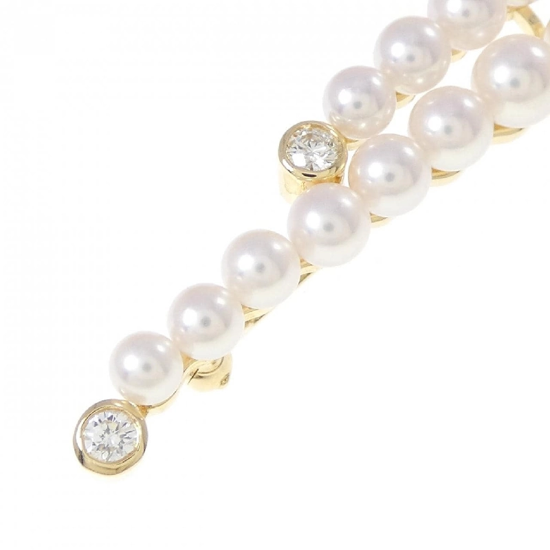 K18YG Ngọc trai Akoya Brooch - Hàng hiệu Chính hãng 872474