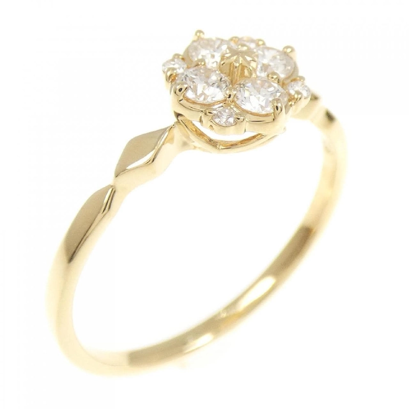 Nhẫn kim cương hoa K18YG 0.26CT - Hàng hiệu Authentic 853952