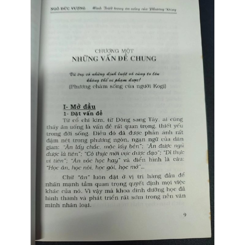 Minh triết trong ăn uống của phương Đông mới 80% ố 2020 HCM1406 Ngô Đức Vượng SÁCH SỨC KHỎE - THỂ THAO 165735