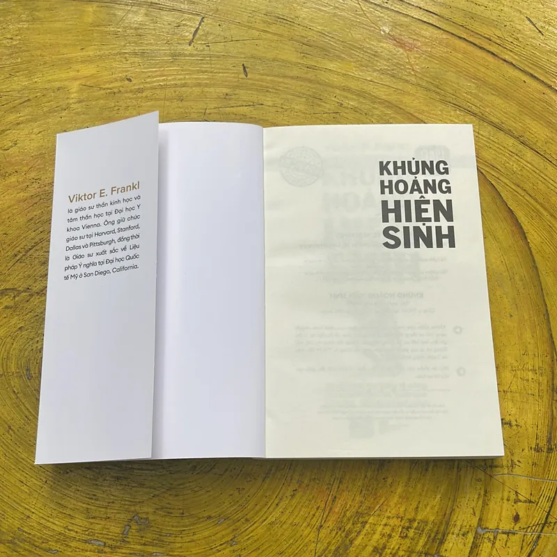 KHỦNG HOẢNG HIỆN SINH- VIKROR E. FRANKL 600484
