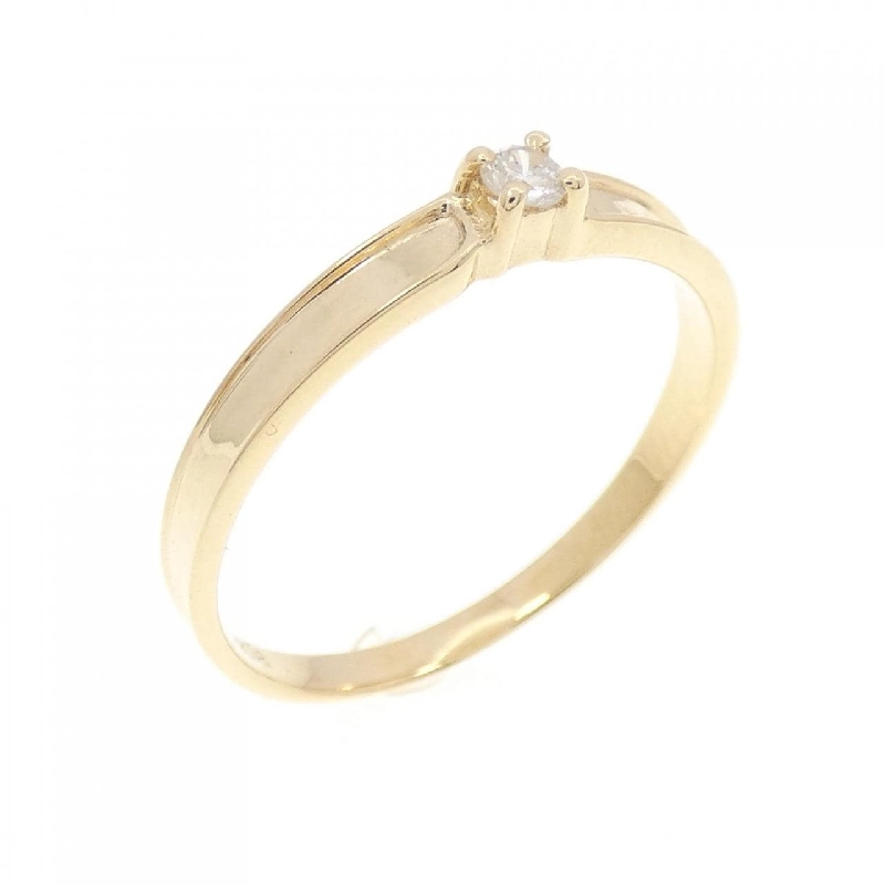 Nhẫn kim cương K18YG 0.05CT 668025