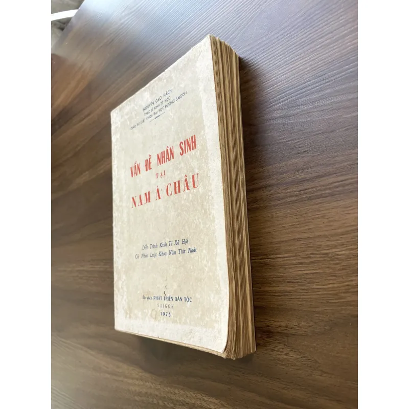 VẤN ĐỀ NHÂN SINH TẠI NAM Á CHÂU - NGUYỄN CAO HÁCH 1030458