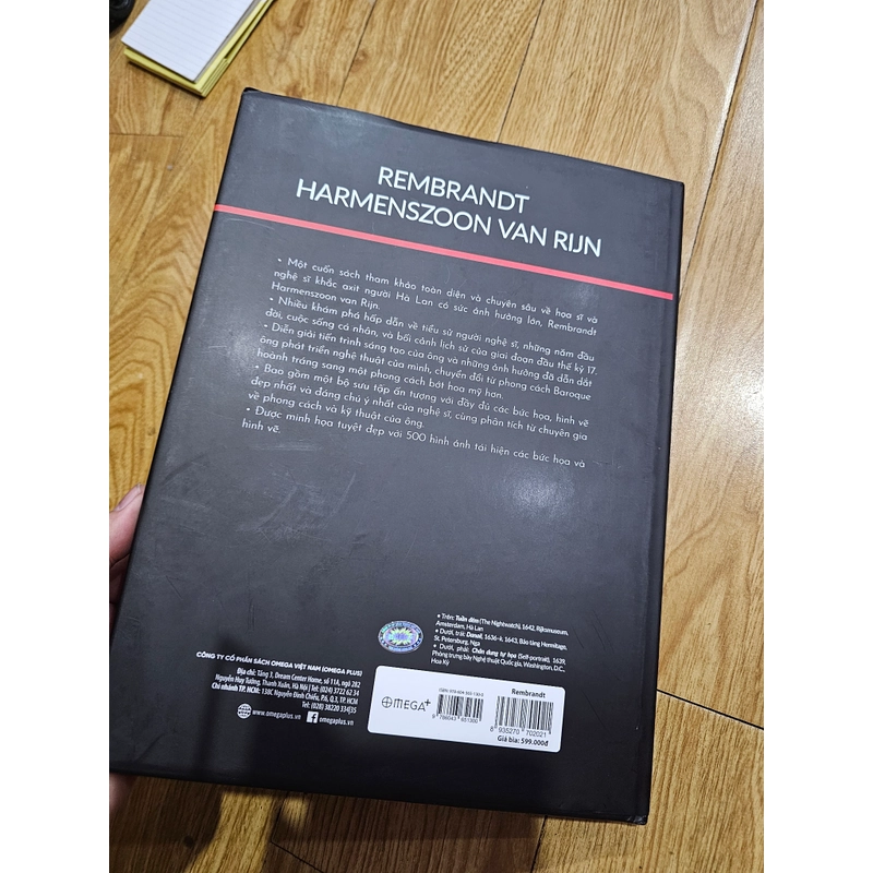  cuộc đời và tác phẩm REMBRANDT qua 500 hình ảnh (Sách chưa sử dụng), bìa cứng 316974