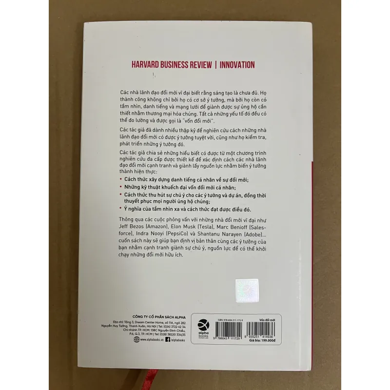 Vốn Đổi Mới (Bìa Cứng) 1022485