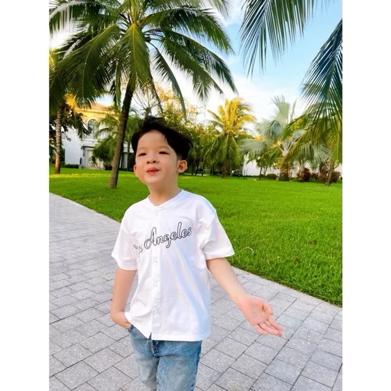 Áo thun bé trai cotton cao cấp, mới 100% đủ size 457802