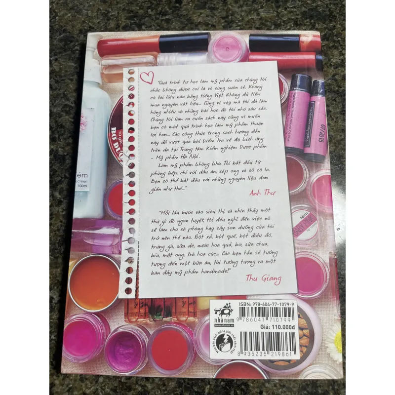 Tự làm mỹ phẩm An Thư Thu Giang 705928