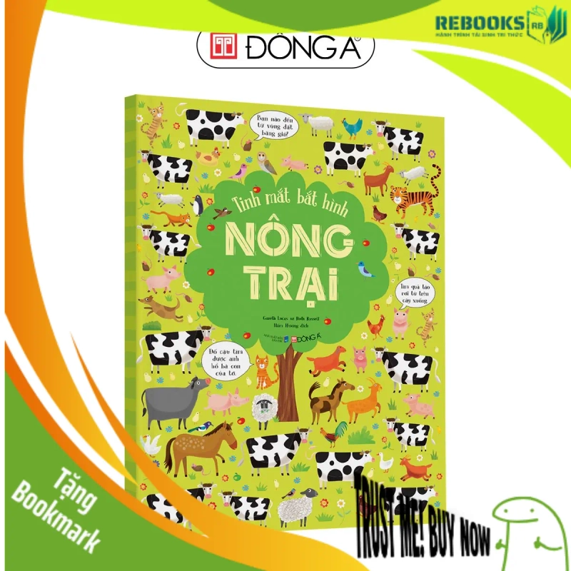 (TẶNG BOOKMARK) Tinh mắt bắt hình: Nông trại - 60 Sách thiếu nhi 954023