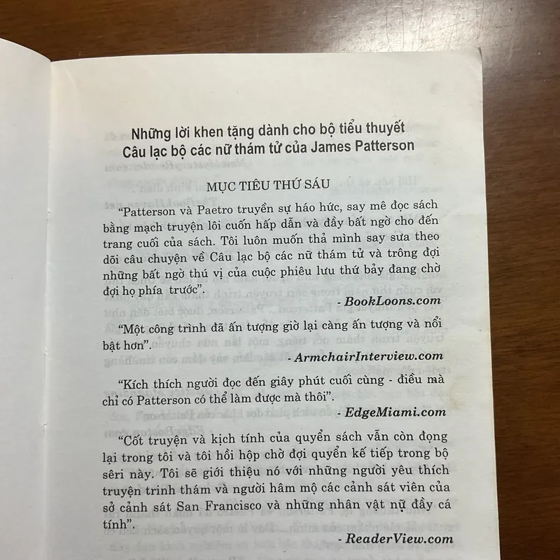 [CẢNH SÁT - MỸ] Mục tiêu thứ 6 - James Patterson 697747