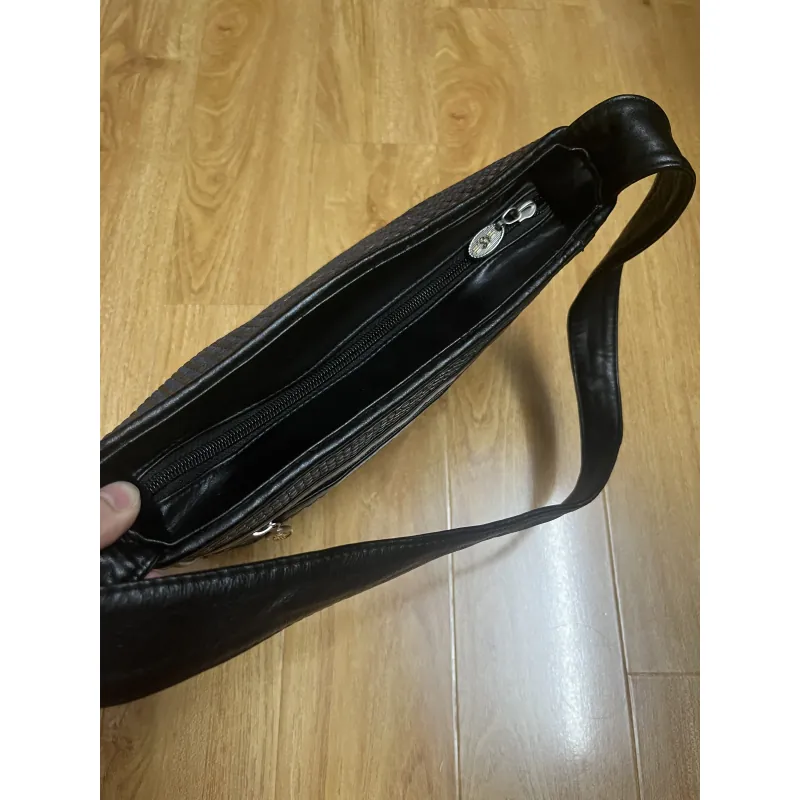 Túi nữ 26*19*7 da thật đan 2hand 992595