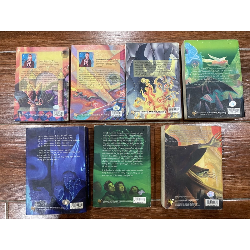 Harry Potter full bộ 7 tập bìa hoạt hình( số la tinh) B 522077