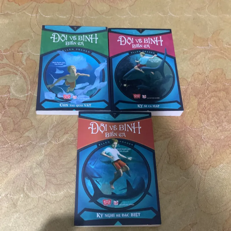 Combo ĐỘI VỆ BINH BIỂN CẢ full ba tập- ELLEN PRAGER 745598