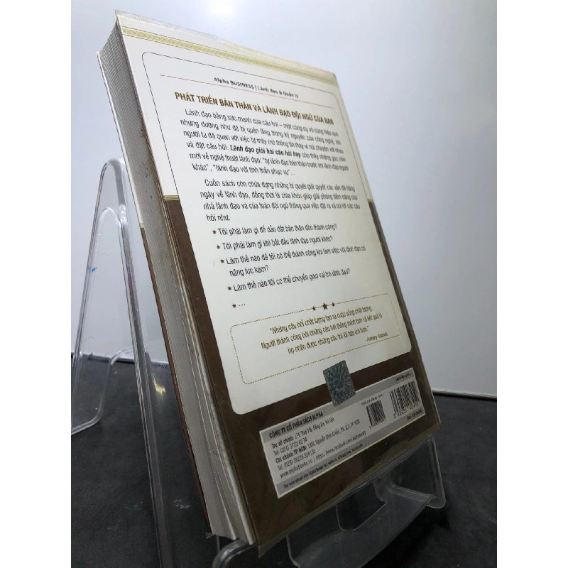 Lãnh đạo giỏi hỏi câu hay 2017 mới 80% cong ẩm nhẹ góc dưới John C.Maxwell HPB1308 KỸ NĂNG 916825