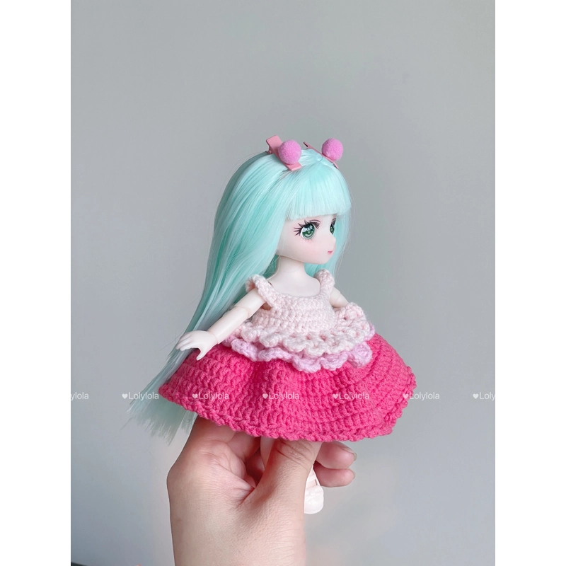 Búp bê BJD mặc váy len handmade (Hàng order trước) 276737