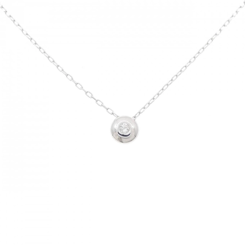 K18WG Dây chuyền kim cương 0.05CT - Hàng hiệu Chính hãng 862853