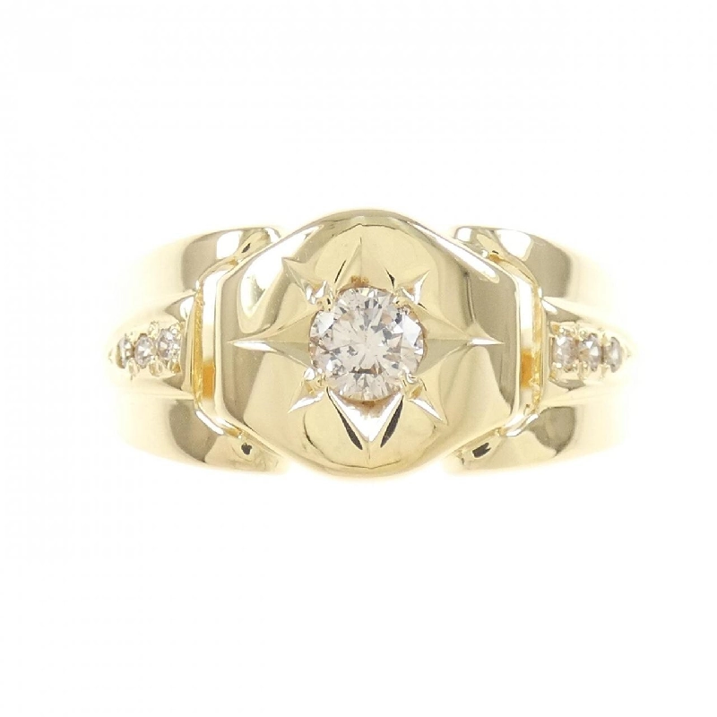 Nhẫn kim cương K18YG 667227