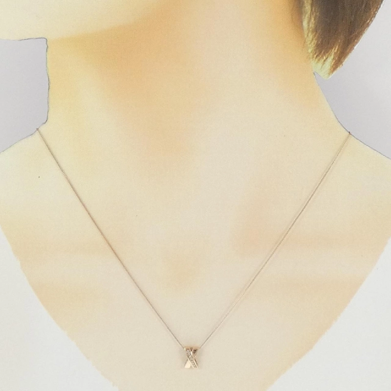 K10PG Dây chuyền kim cương 0.02CT - Hàng hiệu Chính hãng 858916