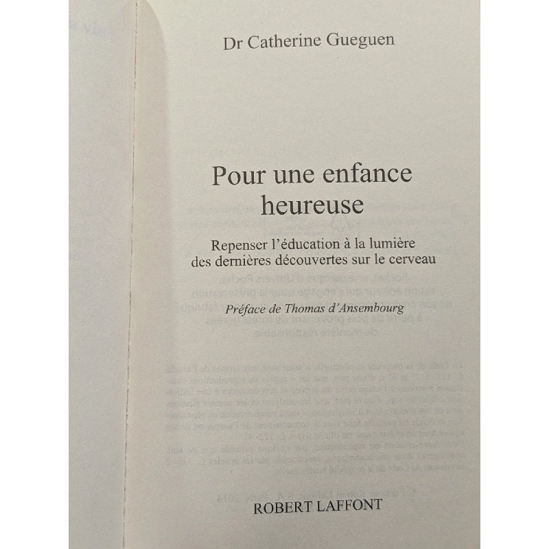 Pour une enfance heureuse - Gueguen 746348