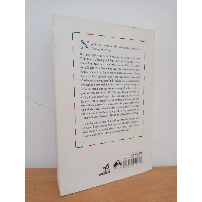 [Phiên Chợ Sách Cũ] Nghìn Ngày Nước Ý, Nghìn Ngày Yêu (2017) - Trương Anh Ngọc S0209 548038