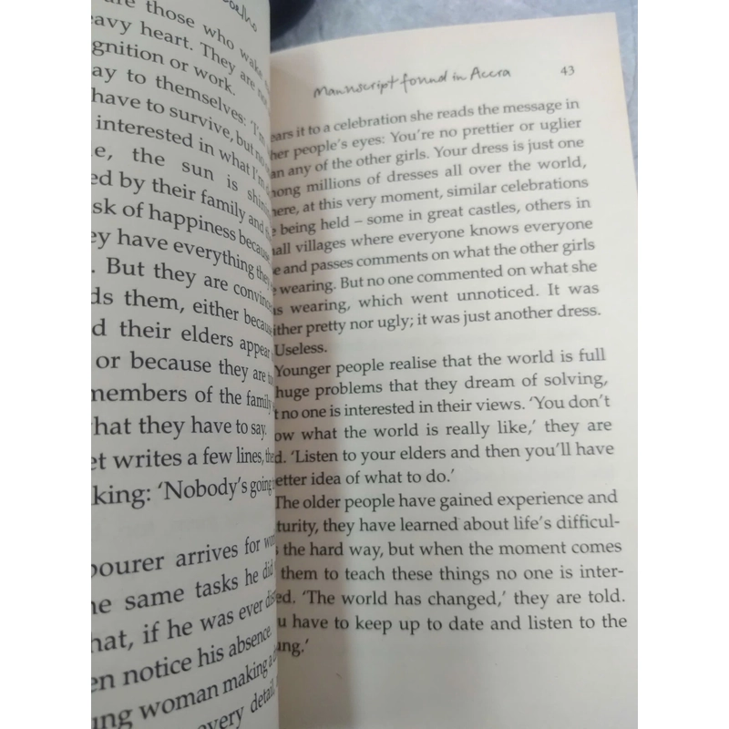 Manuscript Found In Accra - Panlo Coelho 527555