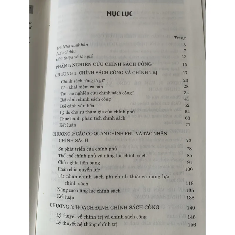 Chính sách công: chính trị, phân tích và các lựa chọn, MICHAEL E. KRAFT - SCOTT R. FURLONG 713361