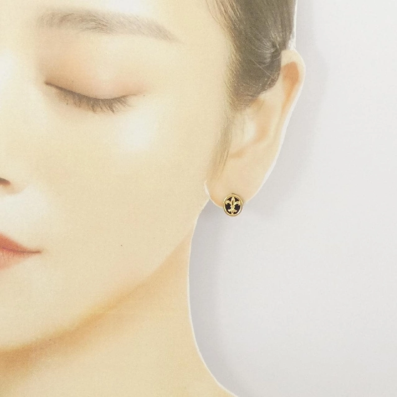 K18YG Onyx Bông tai - Hàng hiệu Chính hãng 871410