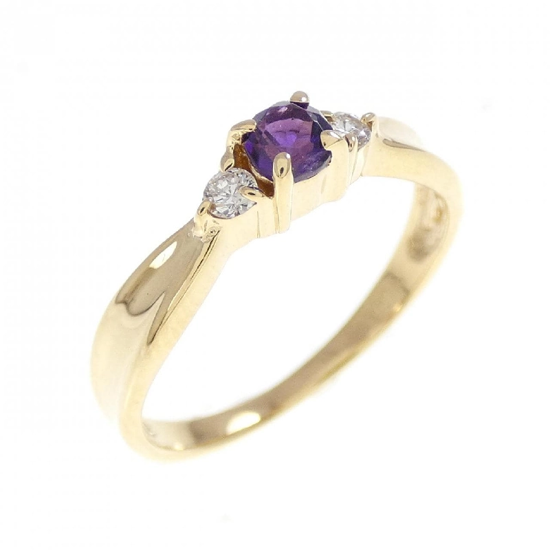 Nhẫn Amethyst K18YG - Hàng hiệu Chính hãng 852486