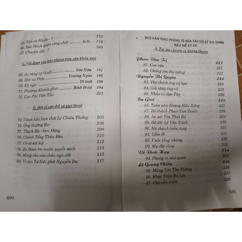 Thơ văn trào phúng Việt Nam - 2003 - 712 trang VĂN HỌC ANTQ1301 909962