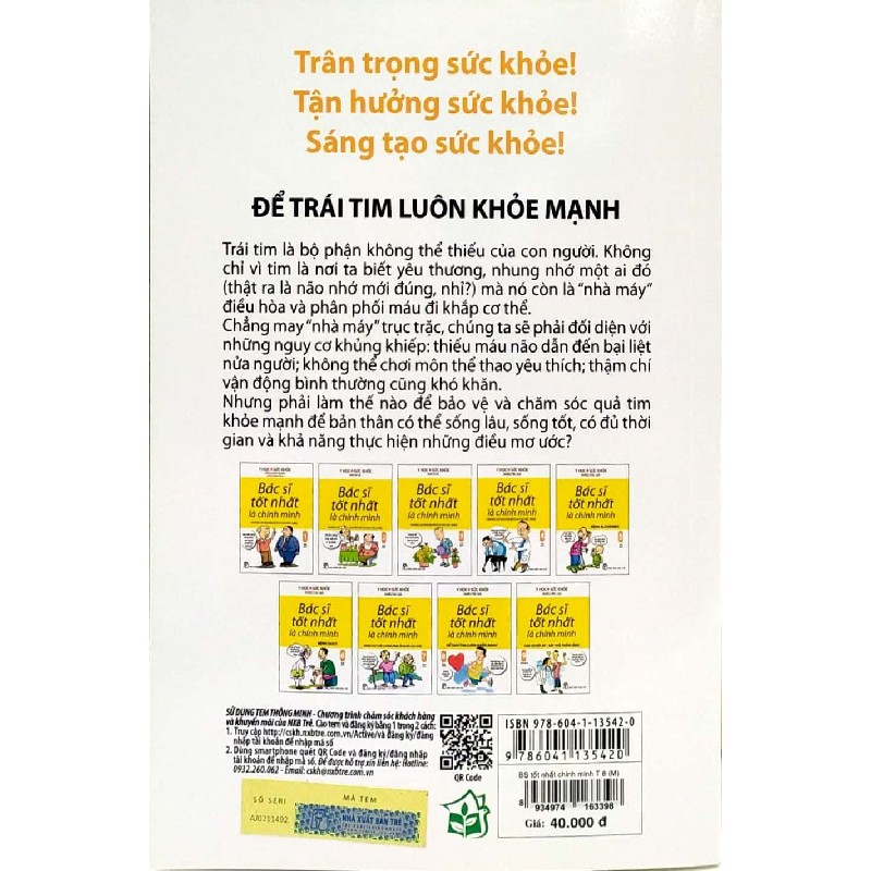 Bác Sĩ Tốt Nhất Là Chính Mình - Tập 8: Để Trái Tim Luôn Khỏe Mạnh - Nhiều Tác Giả 147569