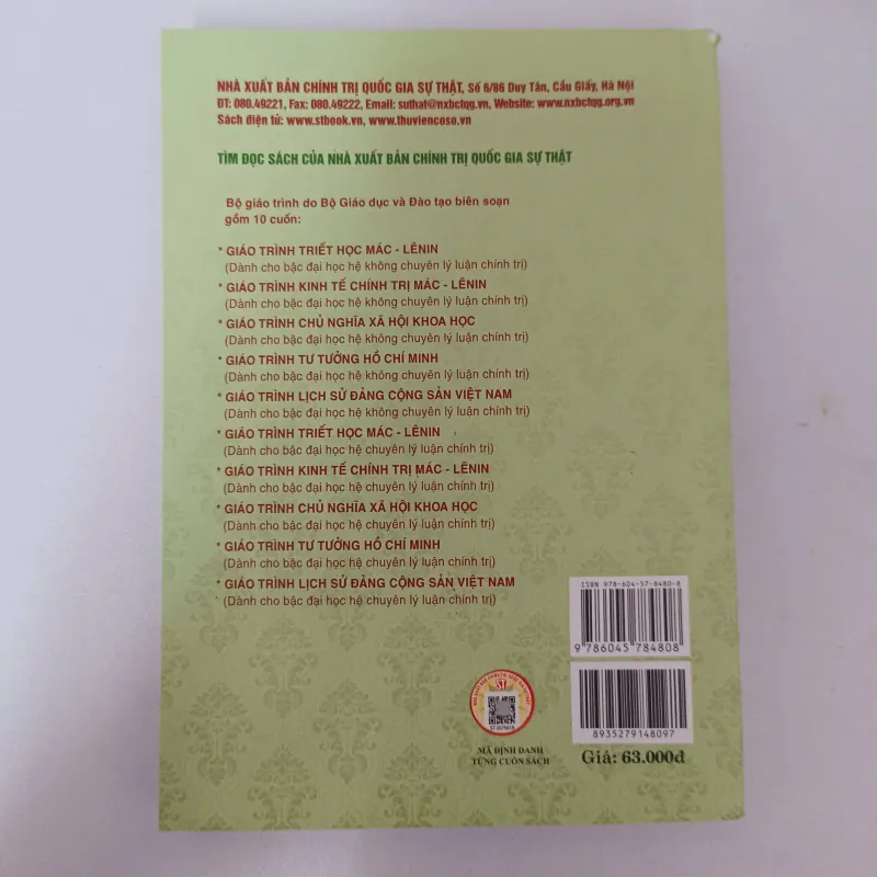 Giáo trình kinh tế Chính trị  Mác Lênin 926772