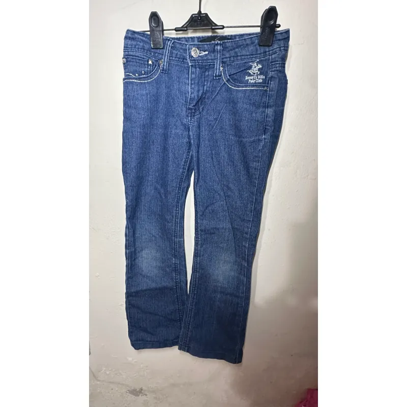 Quần jeans nữ Beverly Hills Polo Club slim fit màu xanh đậm 734226