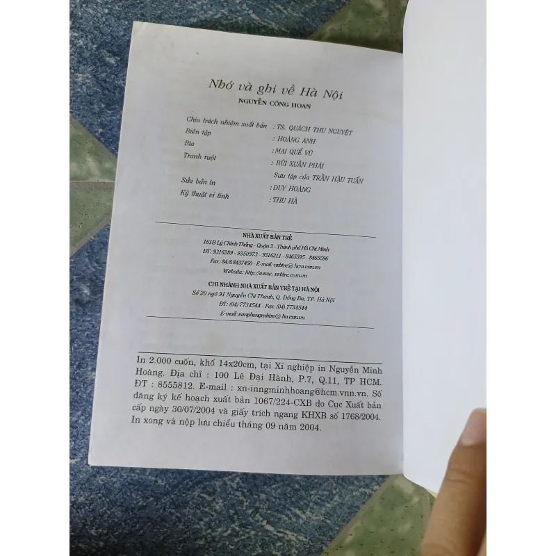 Nhớ và ghi về Hà Nội - Nguyễn Công Hoan 605164
