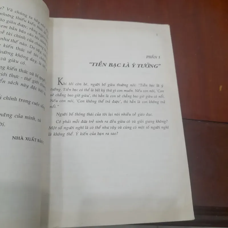 DẠY CON LÀM GIÀU tập IV - Để có khởi đầu thuận lợi về tài chính 708001