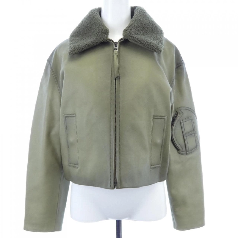 LOEWE S540Y19L73 Áo khoác da - Hàng hiệu Authentic 818140