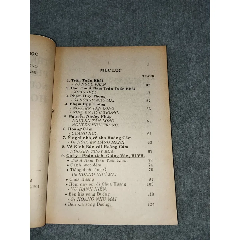 TRẦN TUẤN KHẢI. PHẠM HUY THÔNG. NGUYỄN NHƯỢC PHÁP. HOÀNG CẦM 727167