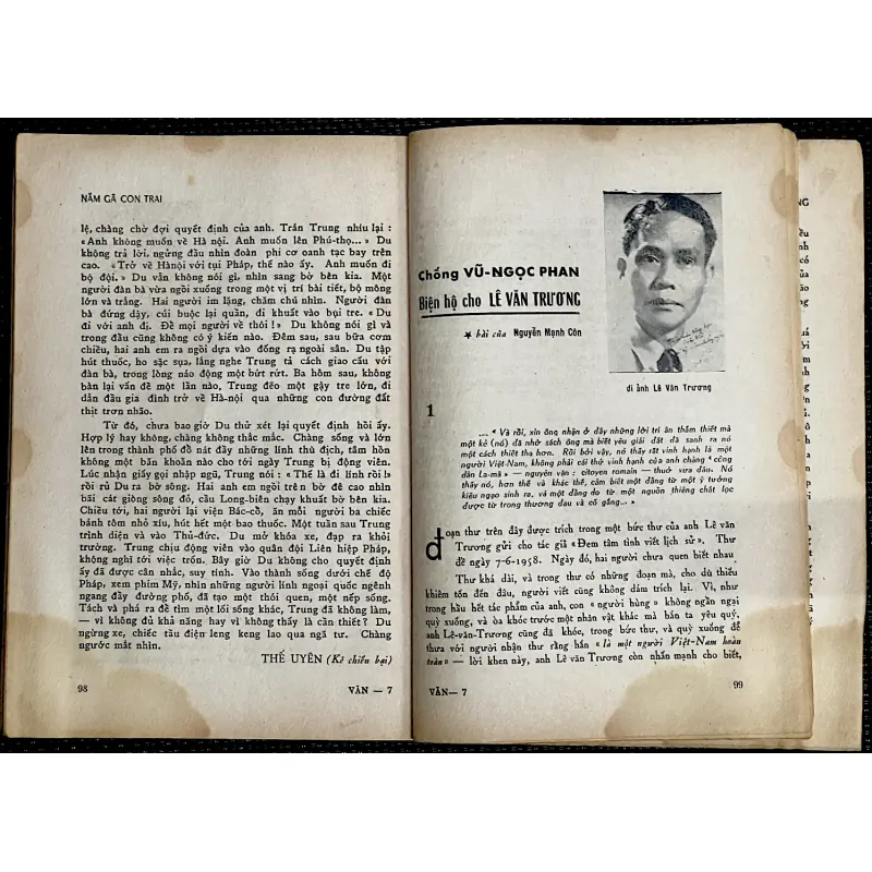 ĐỌC VĂN STEFAN ZWEIG - Tạp chí VĂN số 7  miền Nam VN trước 1975 1029101