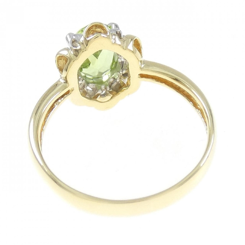 K18YG/PT Nhẫn Peridot - Hàng hiệu Chính hãng 859387