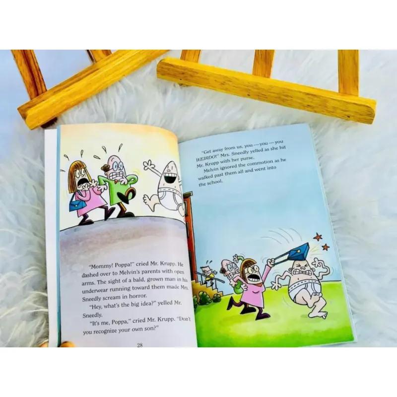 Sách màu - CAPTAIN UNDERPANTS 14 CUỐN màu, tặng file nghe 755951